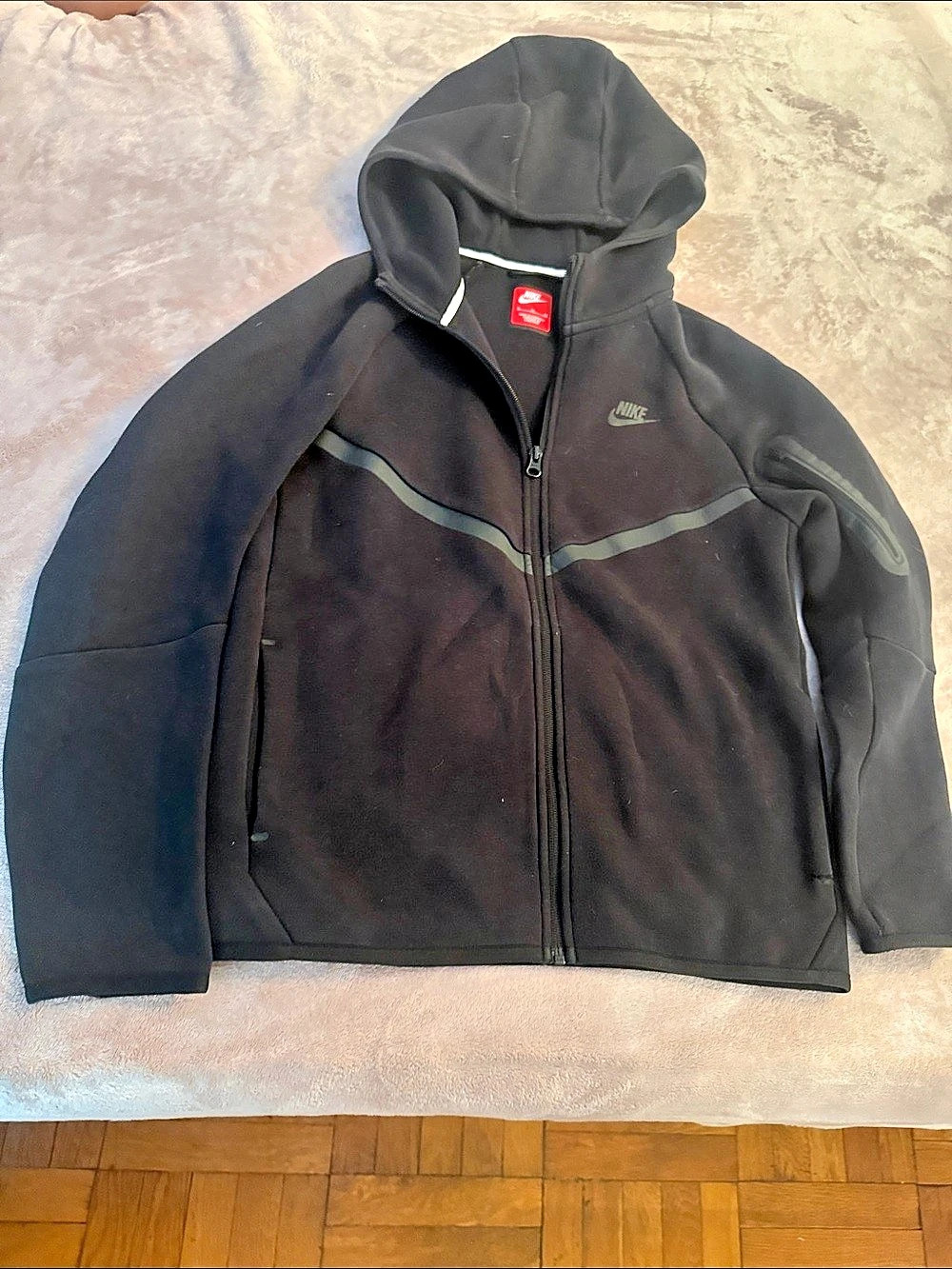 Nike Sportswear Tech Fleece Full-Zip Hoodie Black